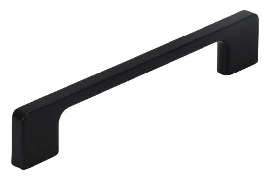Afbeeldingen van Siro Meubelgreep metaal - boorafstand 192mm/L 204mm/H 30mm/B 9mm mat zwart 