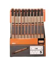 Afbeeldingen van Bahco houten duimstok 1m 5 segmenten metrisch (WR1-MM)