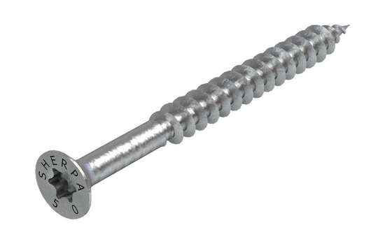 Afbeeldingen van GB schroef sherpa - 4,5x50 7,5mm - zink nikkel
