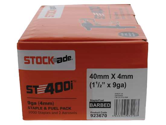 Afbeeldingen van STOCKADE STOCKade krammen ST400i thermisch verzinkt, voor buitengebruik (service klasse 3) KRAMMEN HDG ST400i STOCKade