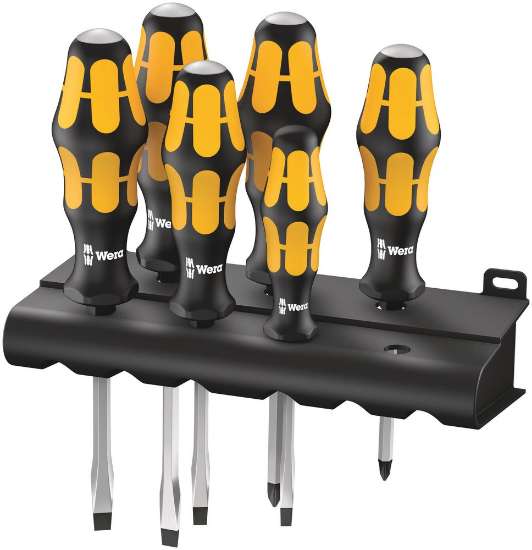 Afbeeldingen van Wera Schroevendraaierset combi 932/918/6 Kraftform