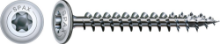 Afbeeldingen van Spax spaanplaatschroef 4Cut Wirox - Ø6x40mm T30 - Discuskop voldraad verzinkt 