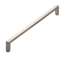 Afbeeldingen van Siro Meubelgreep metaal - boorafstand 224mm/L 232mm/H 28mm/B 8mm RVS effect 