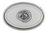 Afbeeldingen van Siro Meubelknop metaal - L 32mm/H 24mm/B 32mm chroom glanzend/wit 