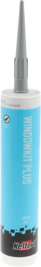 Afbeeldingen van Kelfort Beglazingskit windowkit - 310ml - grijs plus alkydhars 