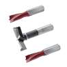 Afbeeldingen van Hettich Borenset scharnier voor BlueMax Mini type 3, BlueMax Mini type 2/6 (1x ø 35 mm rechts, 2 x ø 10 mm links)