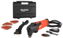 Afbeeldingen van Makita multitool, M9800KX4 - 230v 200Watt - met accessoire set in koffer 