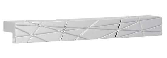 Afbeeldingen van Siro Meubelgreep metaal - boorafstand 128mm/L 174mm/H 22mm/B 20mm chroom glanzend 
