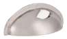 Afbeeldingen van Siro Schelpgreep metaal - boorafstand 64mm/L 85mm/H 27mm/B 31mm - nikkel glanzend 