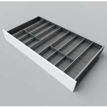 Afbeeldingen van Blum Bestekindeling Legrabox - corpusbreedte 950-1200 diepte 550mm - houtdecor zwart/aluminium OL.SA5510S1BEST