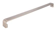 Afbeeldingen van Siro Meubelgreep metaal - boorafstand 320mm/L 328mm/H 26mm/B 18mm RVS effect 