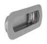 Afbeeldingen van Siro Schelpgreep metaal - L 158mm/H 13mm/B 42mm RVS 