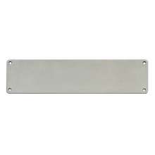 Afbeeldingen van INTERSTEEL Deurplaat 80 mm x 330 mm rvs geborsteld 4751