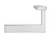 Afbeeldingen van Siro Kapstokhaak metaal - boorafstand 32mm/L 61mm/H 40mm/B 70mm chroom glanzend 