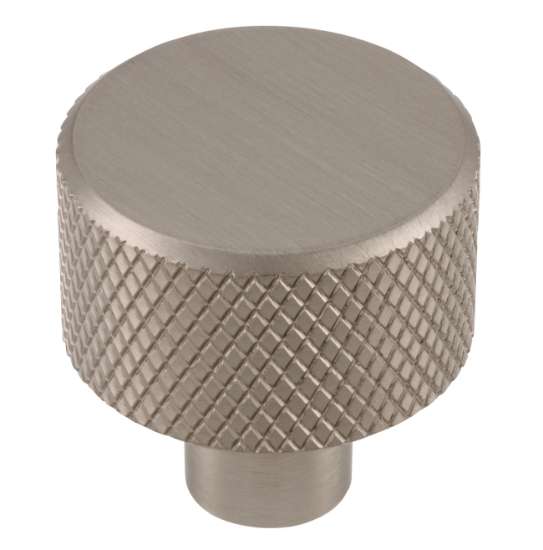 Afbeeldingen van Siro Meubelknop metaal - L 24mm/H 25mm/B 24mm mat RVS effect 