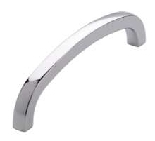Afbeeldingen van Siro Meubelgreep metaal - boorafstand 96mm/L 104mm/H 28mm/B 8mm chroom glanzend 