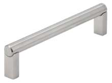 Afbeeldingen van Siro Meubelgreep metaal - boorafstand 160mm/L 172mm/H 40mm/B 14mm - RVS 