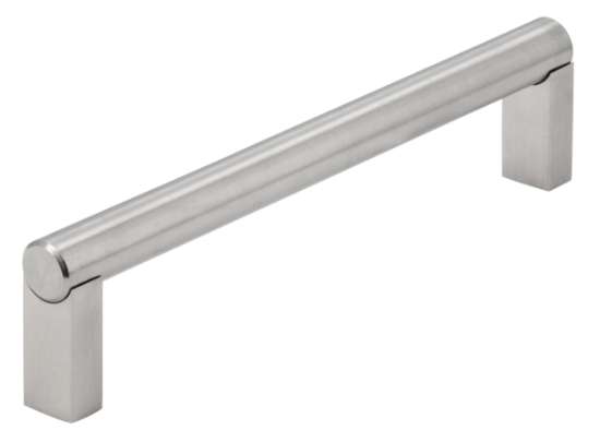Afbeeldingen van Siro Meubelgreep metaal - boorafstand 160mm/L 172mm/H 40mm/B 14mm - RVS 