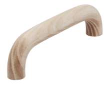 Afbeeldingen van Siro Meubelgreep hout - boorafstand 96mm/L 108mm/H 30mm/B 13mm essen 