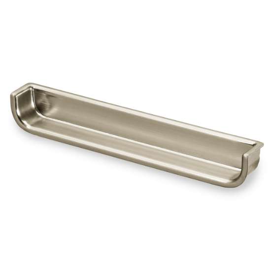 Afbeeldingen van Hettich greep om in te laten Genzone, L 134 mm, B 16 mm, H 16 mm, roestvrij staal finish geborsteld