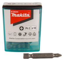 Afbeeldingen van Makita Schroefbit PH2X50mm 10 stuks B-26244