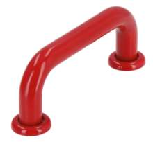 Afbeeldingen van Siro Meubelgreep kunststof - boorafstand 64mm/L 80mm/H 30mm/B 16mm - rood 