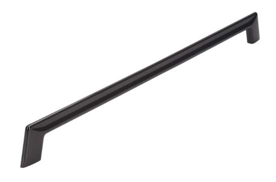 Afbeeldingen van Siro Meubelgreep metaal - boorafstand 320mm/L 350mm/H 34mm/B 8mm zwart chroom glanzend 