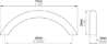 Afbeeldingen van Siro Meubelgreep metaal - boorafstand 96mm/L 111mm/H 35mm/B 10mm RVS 