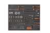 Afbeeldingen van Bahco foam 3/3 Doppen 1/4" 1/2" Schroevendraaiers Gleuf en Phillips 77 Delig