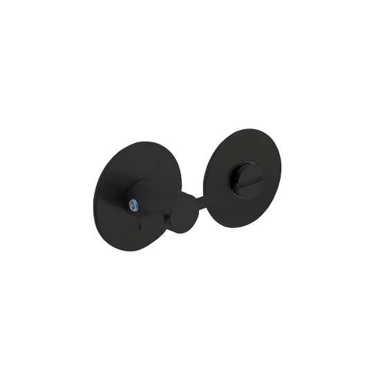 Afbeeldingen van INTERSTEEL Rozet toilet-/badkamersluiting rond plat zelfklevend 8 mm 3403