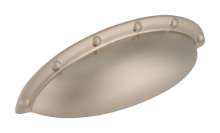 Afbeeldingen van Siro Schelpgreep metaal - boorafstand 64mm/L 93mm/H 20mm/B 27mm nikkel mat 