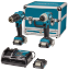 Afbeeldingen van Makita Combiset Boren en schroeven CLX228SAX2 - 12V Max 2x 2,0Ah Accu - Inclusief lader en accessoires in koffer