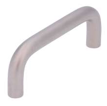 Afbeeldingen van Siro Meubelgreep metaal - boorafstand 64mm/L 72mm/H 27mm/B 8mm nikkel mat 
