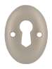 Afbeeldingen van Siro Sierschild metaal - boorafstand 15mm/L 35mm/H 3mm/B 25mm nikkel mat 