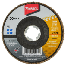 Afbeeldingen van Makita schuurschijf X-LOCK - Ø125mm - korrel 120 