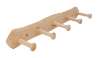 Afbeeldingen van Siro Haaklijst hout - boorafstand 312mm/L 460mm/H 77mm/B 60mm grenen 