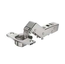 Afbeeldingen van Hettich Sensys hoekscharnier W30 veerloos (Sensys 8669 W30), vernikkeld, inliggend, openingshoek 95°, TH-boorbeeld 52 x 5,5 mm, voor schroefbevestiging (-)