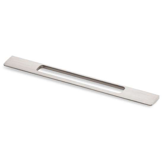 Afbeeldingen van Hettich Greep Nubia, boorafstand 192 / 352 mm, L 437 mm, B 8 mm, H 35 mm, roestvrij staal finish geborsteld
