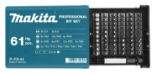 Afbeeldingen van Makita Schroefbitset 61-Dlg P-70144