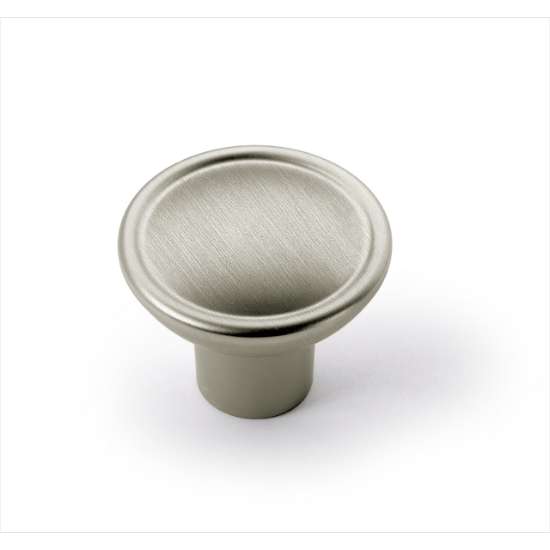 Afbeeldingen van Hettich Knop Galleno, H 27 mm, ø 35 mm, roestvrij staal finish geborsteld