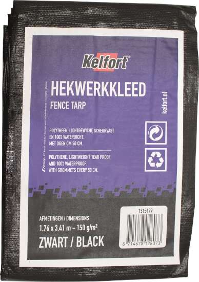 Afbeeldingen van Kelfort hekwerkkleed - 1.76x3.41 meter - 150g/m2 