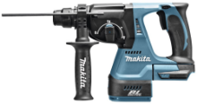 Afbeeldingen van Makita Combihamer DHR242Z - 18V - Zonder accu's en lader in doos