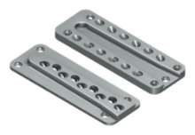 Afbeeldingen van GB blinde houtverbinding - 170x60x14mm 96x221mm - aluminium