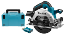 Afbeeldingen van Makita cirkelzaag DHS661ZJU - 18v 165mm - in Mbox met AWS zender 