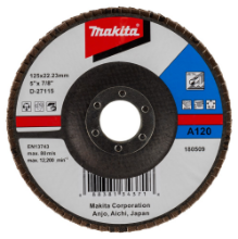 Afbeeldingen van Makita Lamellenschuursch. 125X22 K120 D-27115