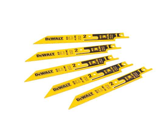 Afbeeldingen van DeWALT 152mm afbreek reciprozaagbladen 14/18 tpi DT2417