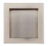 Afbeeldingen van Siro Schelpgreep metaal - L 56mm/H 16mm/B 56mm RVS effect 