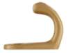 Afbeeldingen van Siro Kapstokhaak metaal - boorafstand 10mm/L 41mm/H 33mm/B 20mm - goud mat 