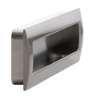 Afbeeldingen van Siro Schelpgreep metaal - boorafstand 160mm/L 197mm/H 20mm/B 54mm RVS effect 