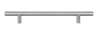 Afbeeldingen van Siro Meubelgreep metaal - boorafstand 160mm/L 240mm/H 32mm/B 12mm RVS hol